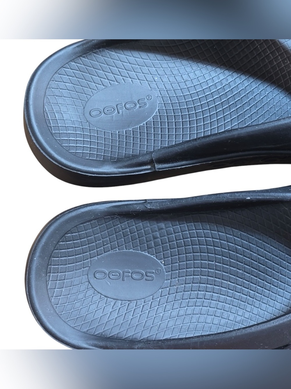 OOFOS OOriginal flip flops men’s size 11 Black - Picture 4 of 8